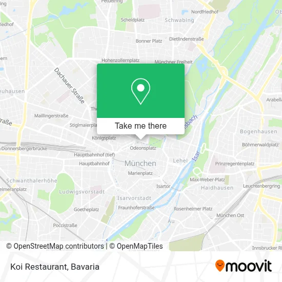 Koi Restaurant map