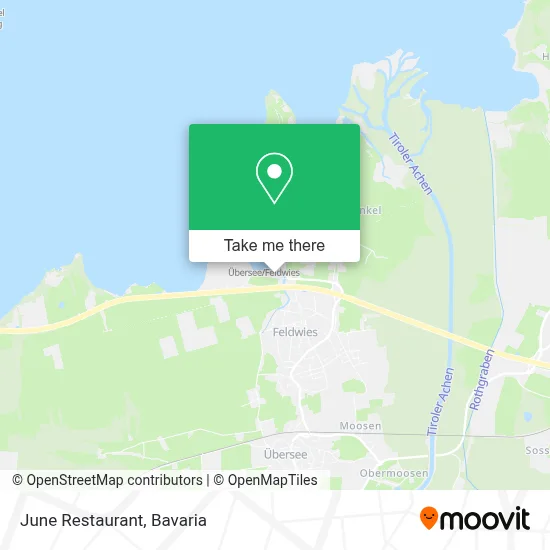 June Restaurant map