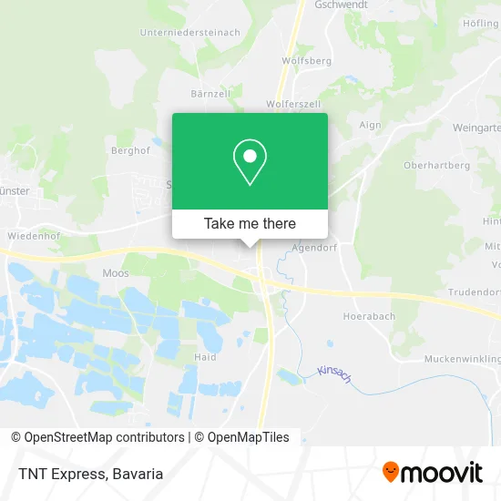 Tnt Express map