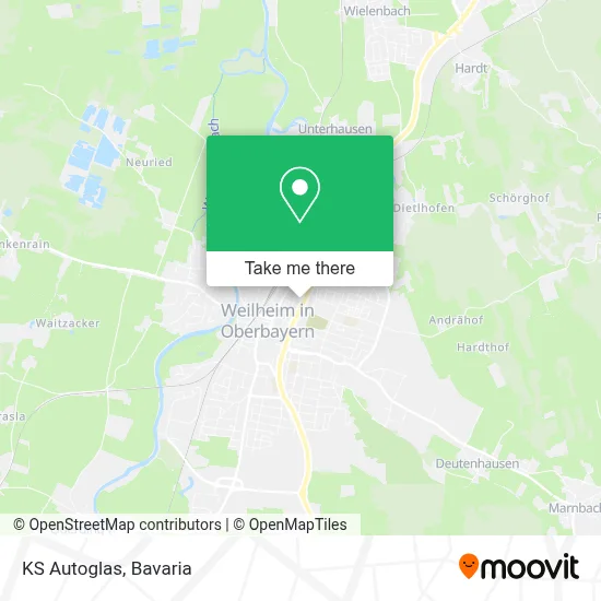 KS Autoglas map