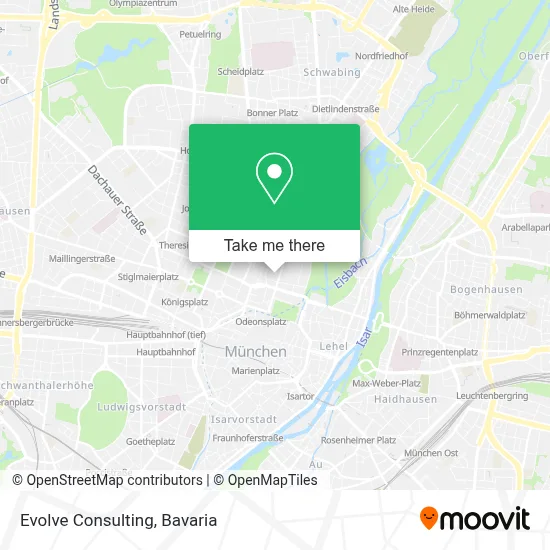 Evolve Consulting map