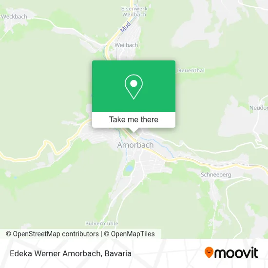 Edeka Werner Amorbach map