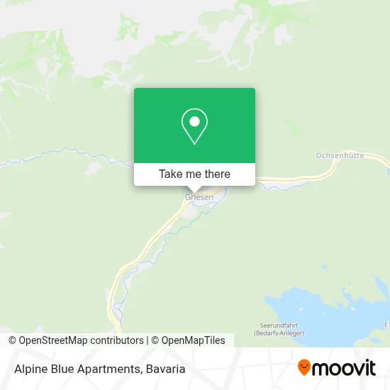 Alpine Blue Apartments map