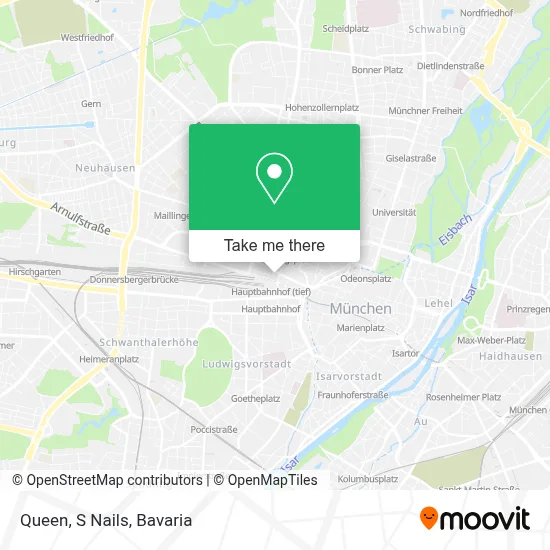 Queen, S Nails map