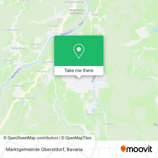 Marktgemeinde Oberstdorf map