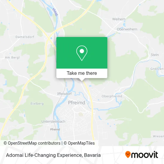 Adomai Life-Changing Experience map