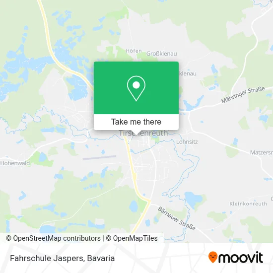 Fahrschule Jaspers map