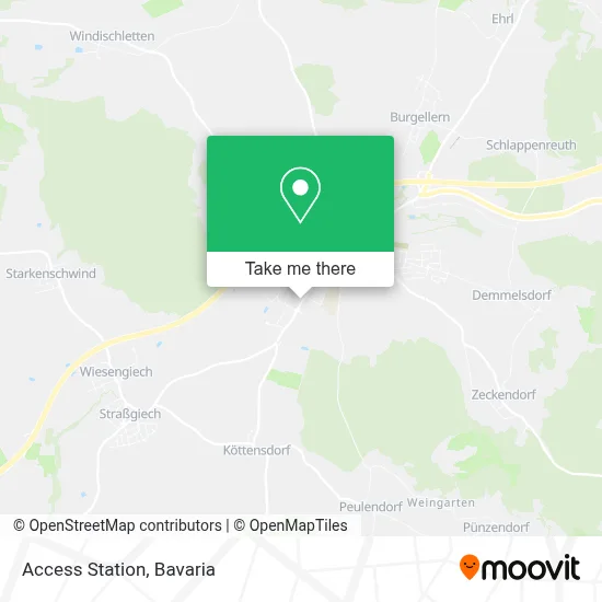 Access Station map