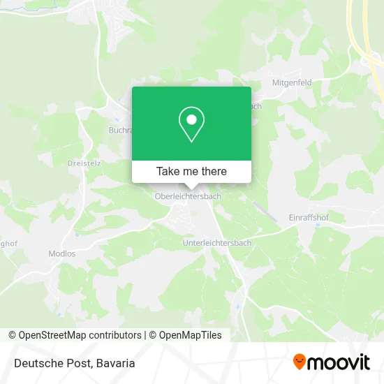 Deutsche Post map