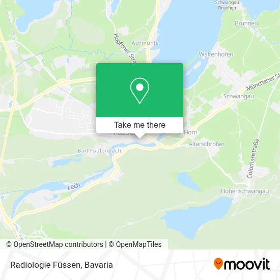Radiologie Füssen map