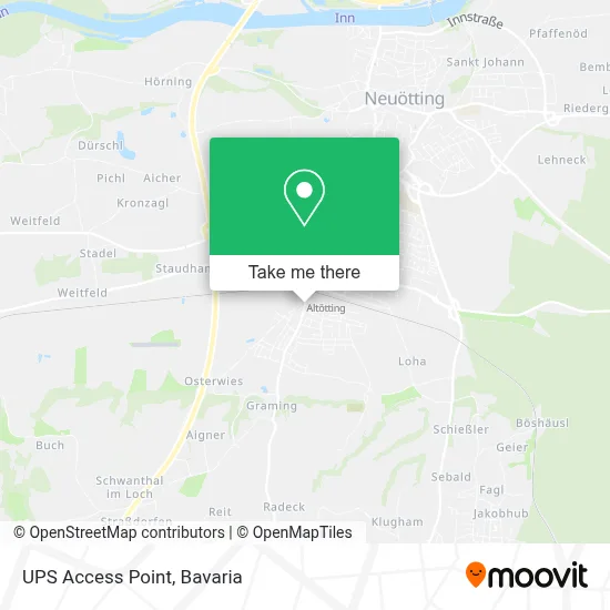 Ups Access Point map