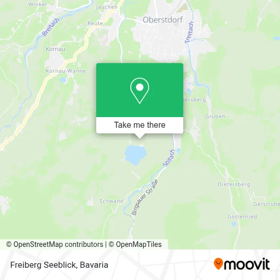Freiberg Seeblick map