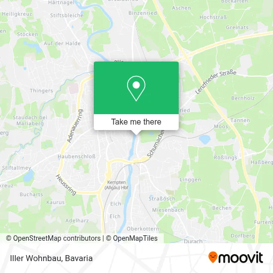Iller Wohnbau map