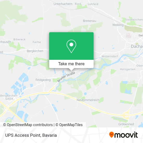 Ups Access Point map