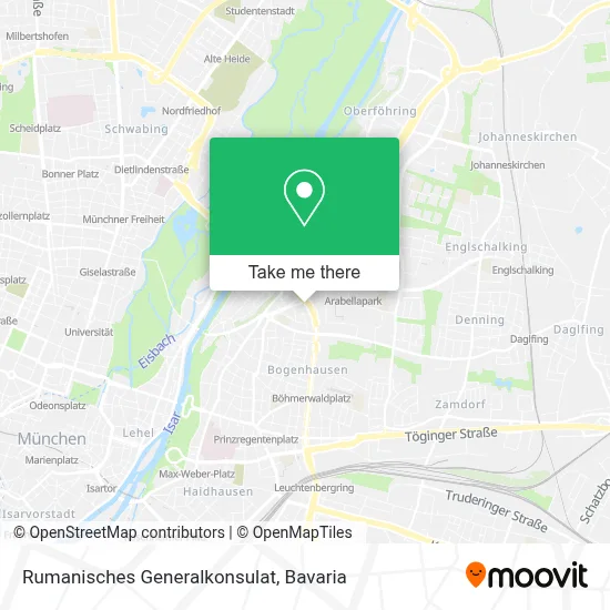 Rumanisches Generalkonsulat map