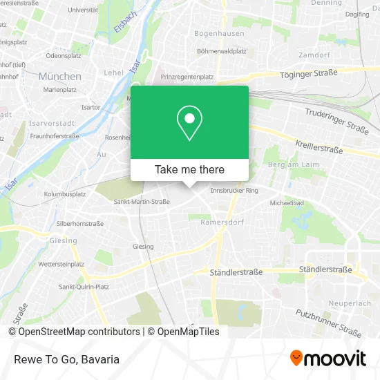Rewe To Go map