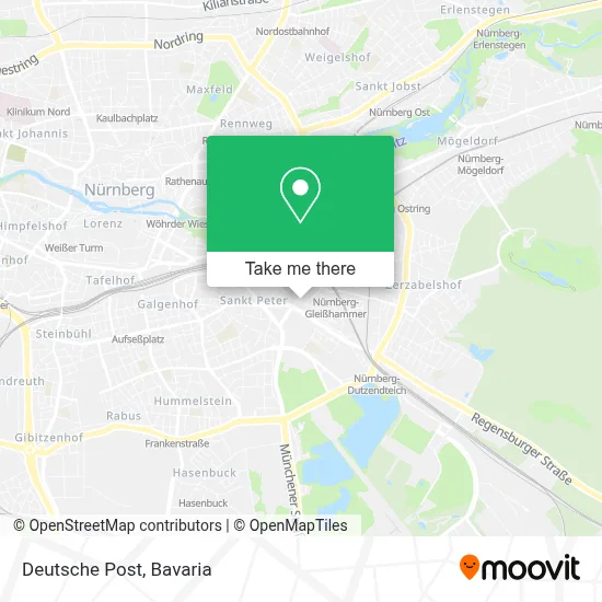 Deutsche Post map