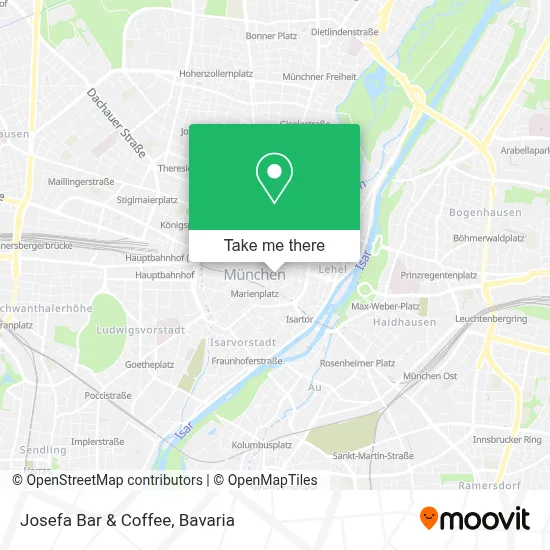 Josefa Bar & Coffee map