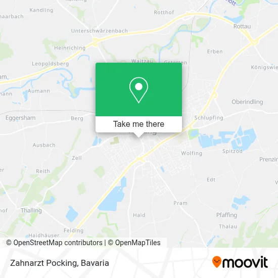 Zahnarzt Pocking map