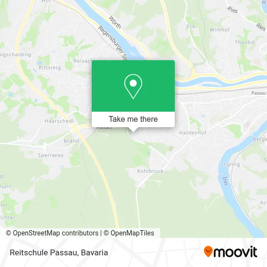 Reitschule Passau map