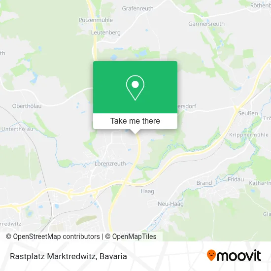 Rastplatz Marktredwitz map