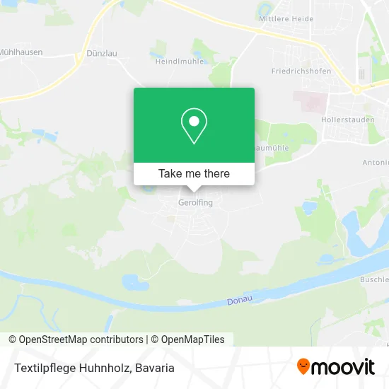 Textilpflege Huhnholz map