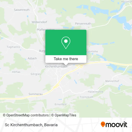 Sc Kirchenthumbach map