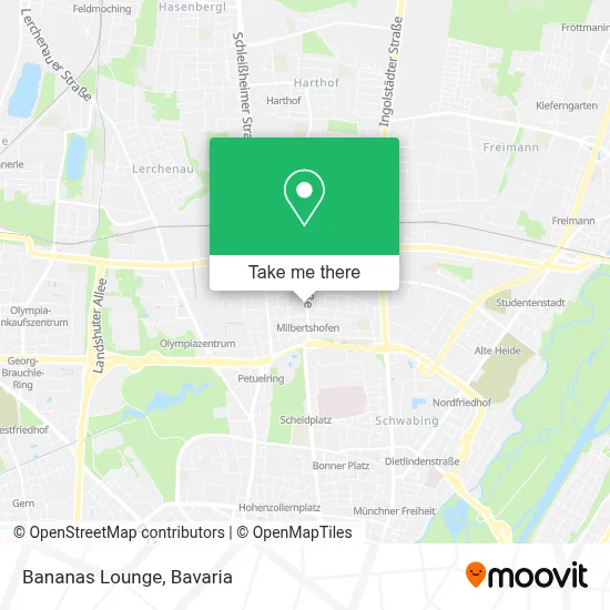 Bananas Lounge map