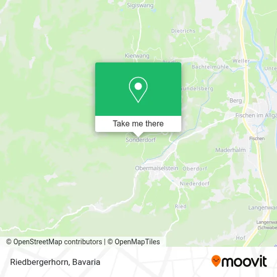 Riedbergerhorn map
