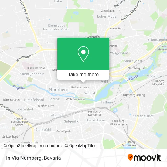 In Via Nürnberg map