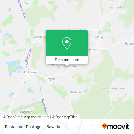 Restaurant Da Angela map