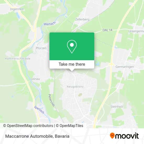Maccarrone Automobile map