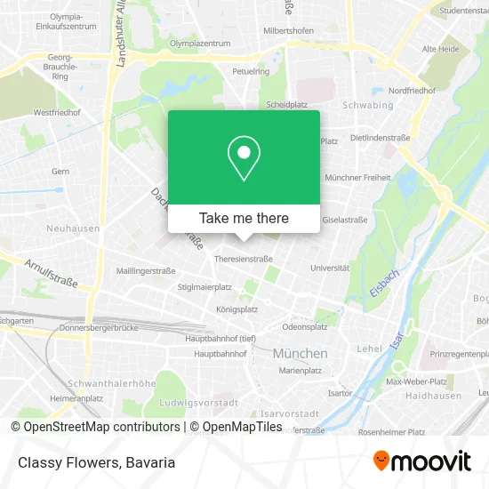 Classy Flowers map