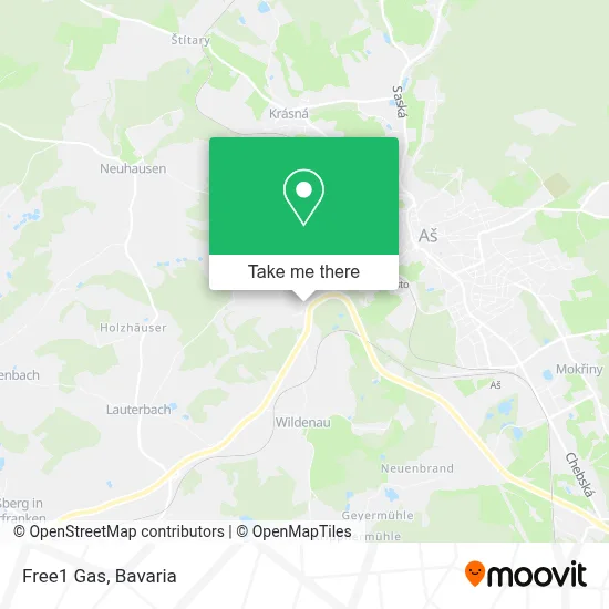 Free1 Gas map