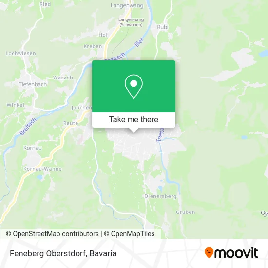 Feneberg Oberstdorf map