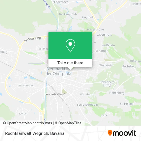 Rechtsanwalt Wegrich map