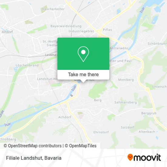 Filiale Landshut map
