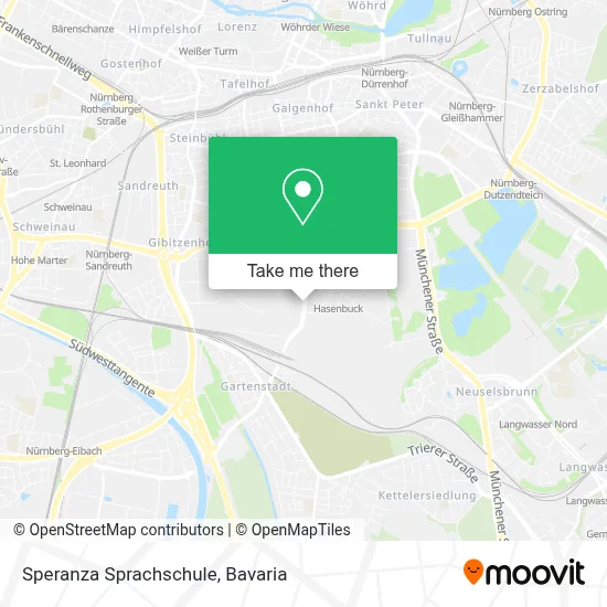 Speranza Sprachschule map