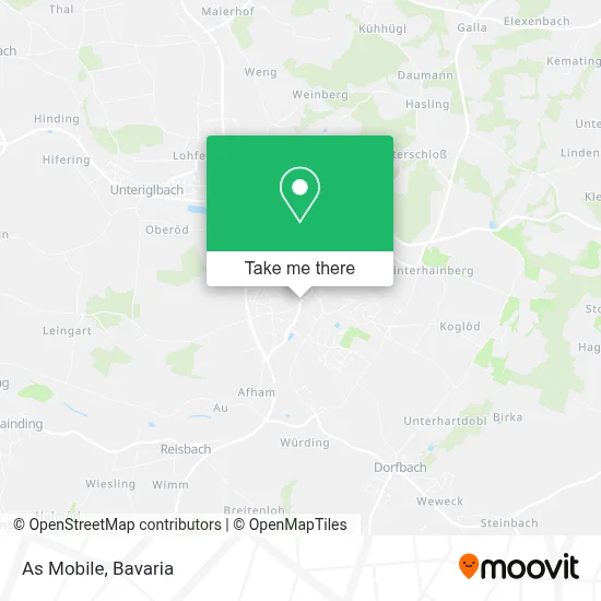 As Mobile map