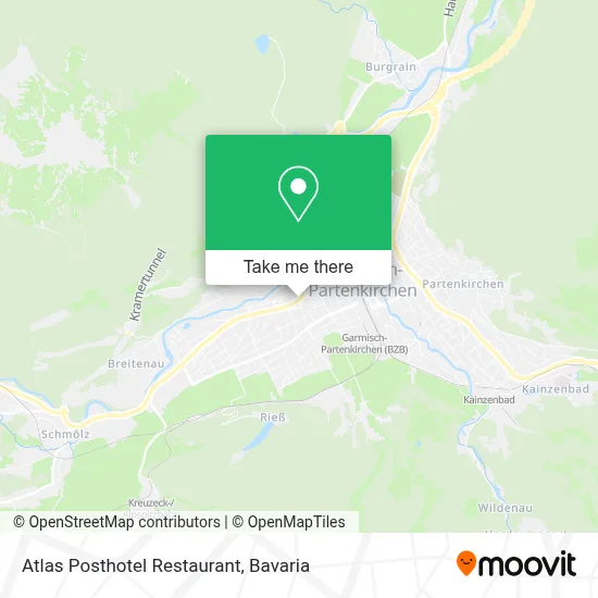 Atlas Posthotel Restaurant map