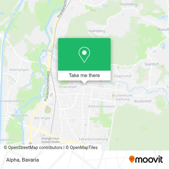 Alpha map