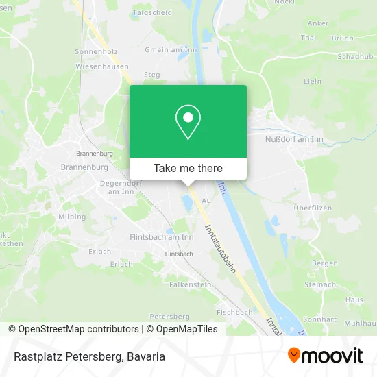Rastplatz Petersberg map