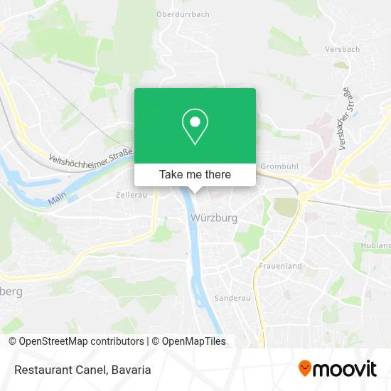 Restaurant Canel map