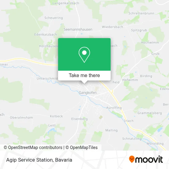 Agip Service Station map