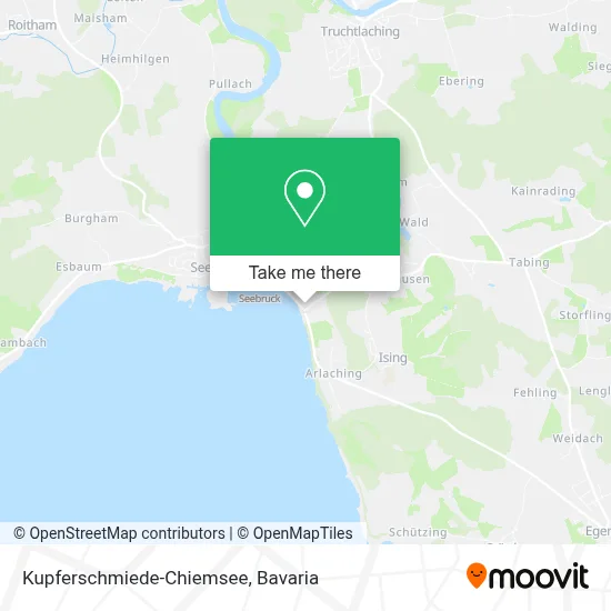 Kupferschmiede-Chiemsee map