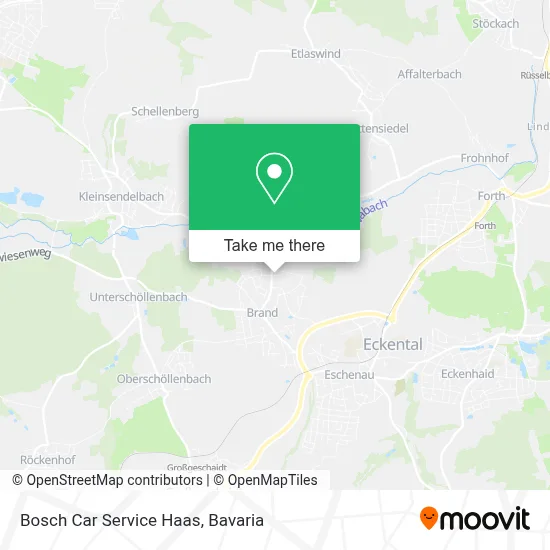 Bosch Car Service Haas map