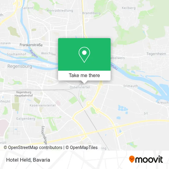 Hotel Held map