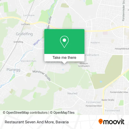 Restaurant Seven And More map