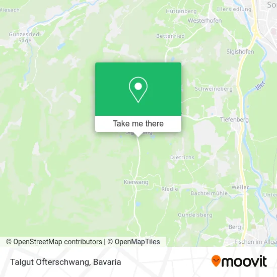 Talgut Ofterschwang map