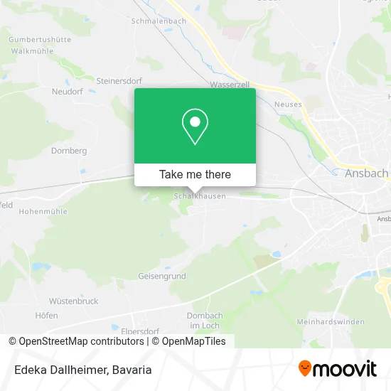 Edeka Dallheimer map